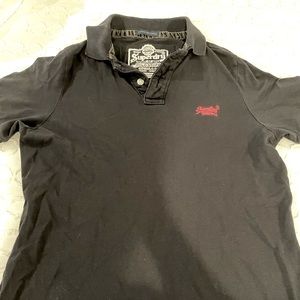 SuperDry black polo